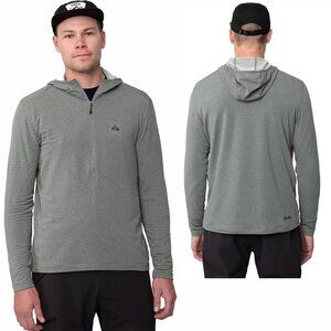 New Strafe Basecamp Half Zip Grey Hoodie Size S